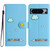 Google Pixel 8 Pro Cartoon Cats Leather Phone Case - Blue