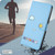 Google Pixel 8 Pro Cartoon Cats Leather Phone Case - Blue