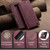 Google Pixel 8 Pro CaseMe 013 Multifunctional Horizontal Flip Leather Phone Case - Wine Red