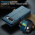 Google Pixel 8 Pro CaseMe 023 Butterfly Buckle Litchi Texture RFID Anti-theft Leather Phone Case - Blue