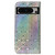 Google Pixel 8 Pro Colorful Magnetic Buckle Leather Phone Case - Silver