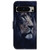 Google Pixel 8 Pro Coloured Drawing Flip Leather Phone Case - Lion