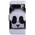 Google Pixel 8 Pro Coloured Drawing Flip Leather Phone Case - Panda