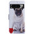 Google Pixel 8 Pro Coloured Drawing Flip Leather Phone Case - Pug