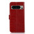 Google Pixel 8 Pro Crocodile Top Layer Cowhide Leather Phone Case - Red