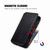 Google Pixel 8 Pro Cubic Grid Pressed Magnetic Leather Phone Case - Black