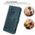 Google Pixel 8 Pro Datura Flower Embossed Flip Leather Phone Case - Dark Green