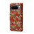 Google Pixel 8 Pro Denior Flower Language Series Cork Fabric Oil Edge Leather Phone Case - Summer