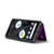 Google Pixel 8 Pro DG.MING M3 Series Glitter Powder Card Bag Leather Case - Dark Purple