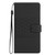 Google Pixel 8 Pro Diamond Embossed Skin Feel Leather Phone Case with Lanyard - Black