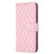 Google Pixel 8 Pro Diamond Lattice Wallet Leather Flip Phone Case - Pink