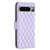 Google Pixel 8 Pro Diamond Lattice Wallet Leather Flip Phone Case - Purple