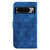 Google Pixel 8 Pro Double 8-shaped Embossed Leather Phone Case - Blue