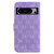 Google Pixel 8 Pro Double 8-shaped Embossed Leather Phone Case - Purple