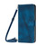 Google Pixel 8 Pro Dream Triangle Leather Phone Case with Lanyard - Blue Google Pixel 8 Pro Dream Triangle Leather Phone Case with Lanyard - Blue