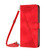 Google Pixel 8 Pro Dream Triangle Leather Phone Case with Lanyard - Red