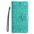 Google Pixel 8 Pro Embossed Sunflower Leather Phone Case - Green Google Pixel 8 Pro Embossed Sunflower Leather Phone Case - Green