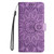 Google Pixel 8 Pro Embossed Sunflower Leather Phone Case - Purple