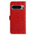 Google Pixel 8 Pro Embossed Sunflower Leather Phone Case - Red