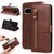 Google Pixel 8 Pro Fashion Calf Texture Zipper Leather Phone Case - Brown