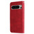 Google Pixel 8 Pro Fashion Calf Texture Zipper Leather Phone Case - Red