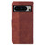Google Pixel 8 Pro Geometric Embossed Leather Phone Case - Brown