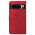 Google Pixel 8 Pro Geometric Embossed Leather Phone Case - Red