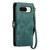 Google Pixel 8 Pro Geometric Zipper Wallet Side Buckle Leather Phone Case - Green