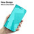 Google Pixel 8 Pro Imitated Mirror Surface Leather Phone Case - Mint Green