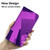 Google Pixel 8 Pro Imitated Mirror Surface Leather Phone Case - Purple