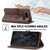 Google Pixel 8 Pro LC.IMEEKE Calf Texture Horizontal Flip Leather Case - Brown