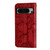 Google Pixel 8 Pro Life Tree Embossing Pattern Flip Leather Phone Case - Red