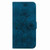 Google Pixel 8 Pro Lily Embossed Leather Phone Case - Dark Blue