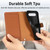 Google Pixel 8 Pro Love Zipper Lanyard Leather Phone Case - Brown