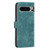 Google Pixel 8 Pro Plaid Embossed Leather Phone Case - Green