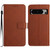 Google Pixel 8 Pro Rhombic Grid Texture Leather Phone Case - Brown