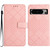 Google Pixel 8 Pro Rhombic Grid Texture Leather Phone Case - Pink