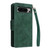 Google Pixel 8 Pro Rivet Buckle 9 Cards Three Fold Leather Phone Case - Green