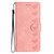 Google Pixel 8 Pro Seven Butterflies Embossed Leather Phone Case - Pink
