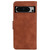 Google Pixel 8 Pro Skin Feel Pure Color Flip Leather Phone Case - Brown