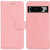 Google Pixel 8 Pro Skin Feel Pure Color Flip Leather Phone Case - Pink