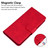 Google Pixel 8 Pro Skin Feel Pure Color Flip Leather Phone Case - Red