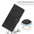 Google Pixel 8 Pro Skin Feel Stripe Pattern Leather Phone Case with Lanyard - Black