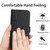 Google Pixel 8 Pro Stitching Calf Texture Buckle Leather Phone Case - Black