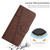Google Pixel 8 Pro Stitching Calf Texture Buckle Leather Phone Case - Brown