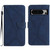 Google Pixel 8 Pro Stitching Embossed Leather Phone Case - Blue