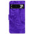 Google Pixel 8 Pro Tiger Embossing Pattern Flip Leather Phone Case - Purple