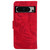 Google Pixel 8 Pro Tiger Embossing Pattern Flip Leather Phone Case - Red