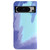 Google Pixel 8 Pro Watercolor Pattern Flip Leather Phone Case - Winter Snow