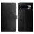 Google Pixel 8 Pro Y-shaped Pattern Flip Leather Phone Case - Black